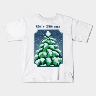 Yule Tidings Kids T-Shirt